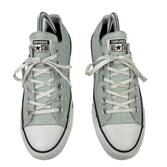 Converse All Star Knit Ox Sage Metallic Streetwear Retro Y2K Sneakers Women 8 - Picture 4 of 10